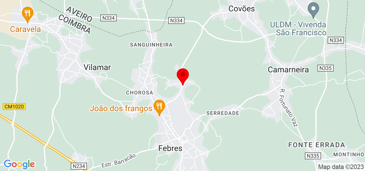 micaela - Coimbra - Cantanhede - Mapa