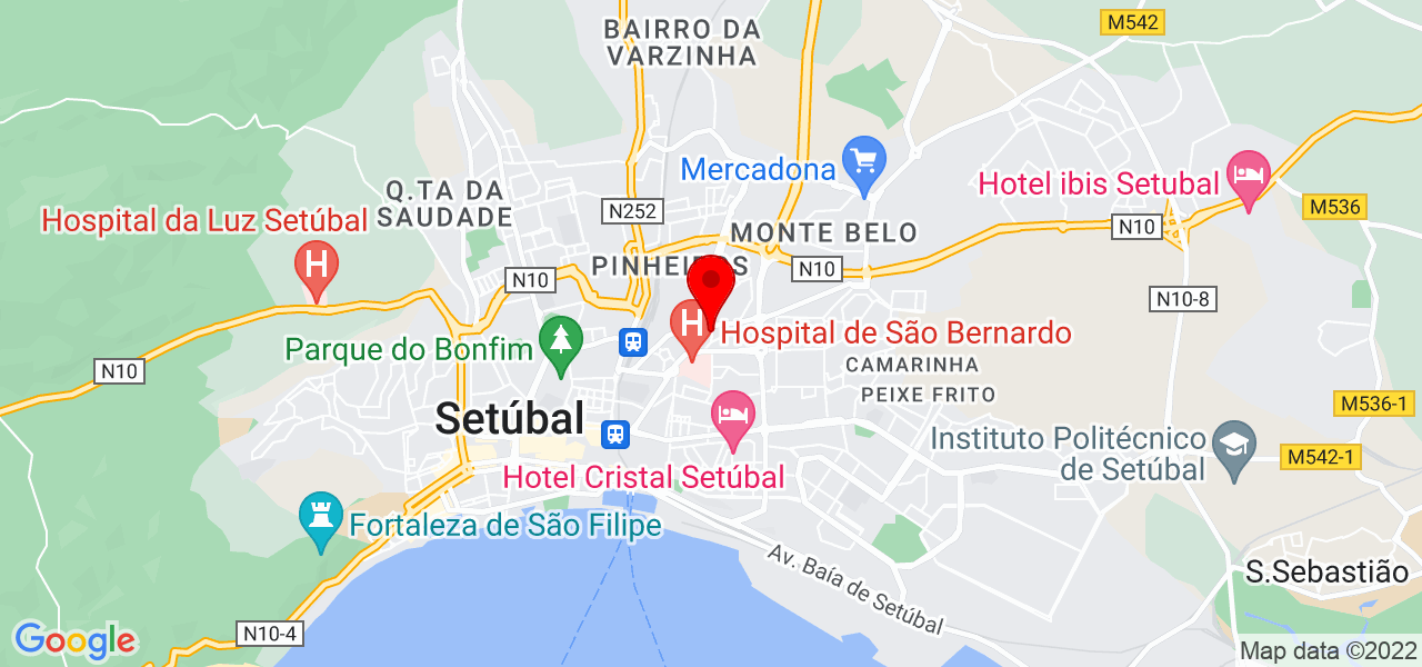 Fabiola Barbosa Vieira - Setúbal - Setúbal - Mapa