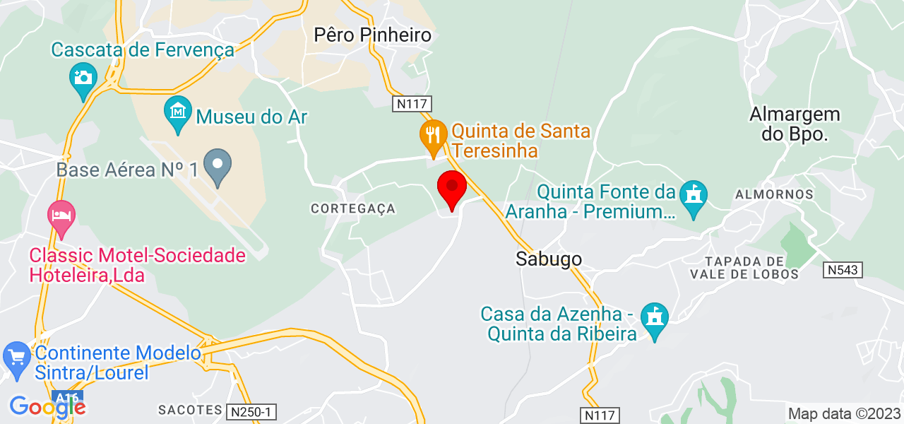 Luis eletricista - Lisboa - Sintra - Mapa