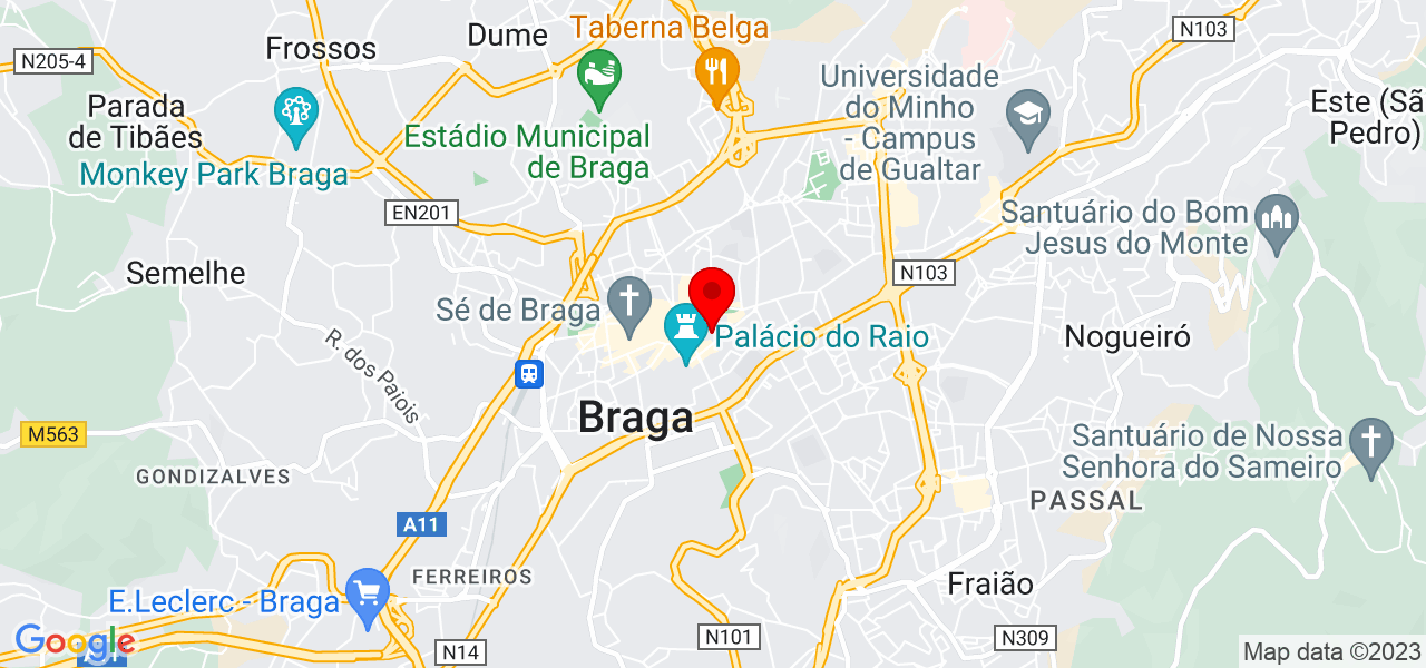Delux _ Fernanda Zampiroli - Braga - Braga - Mapa