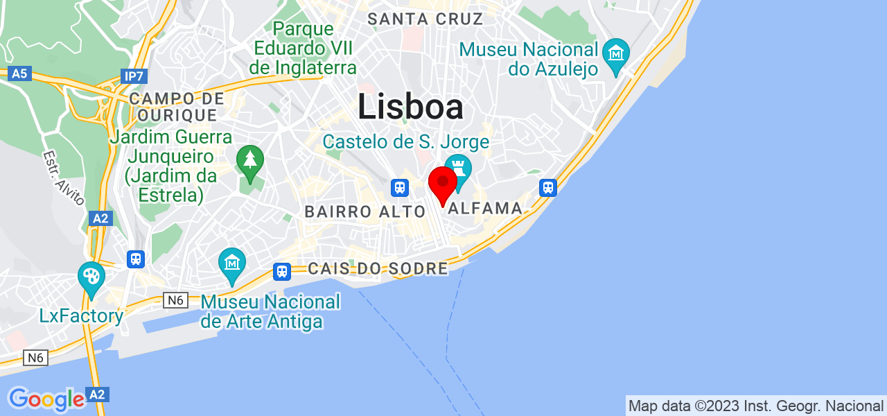 Dra. Ana Rita Magalh&atilde;es - Lisboa - Lisboa - Mapa