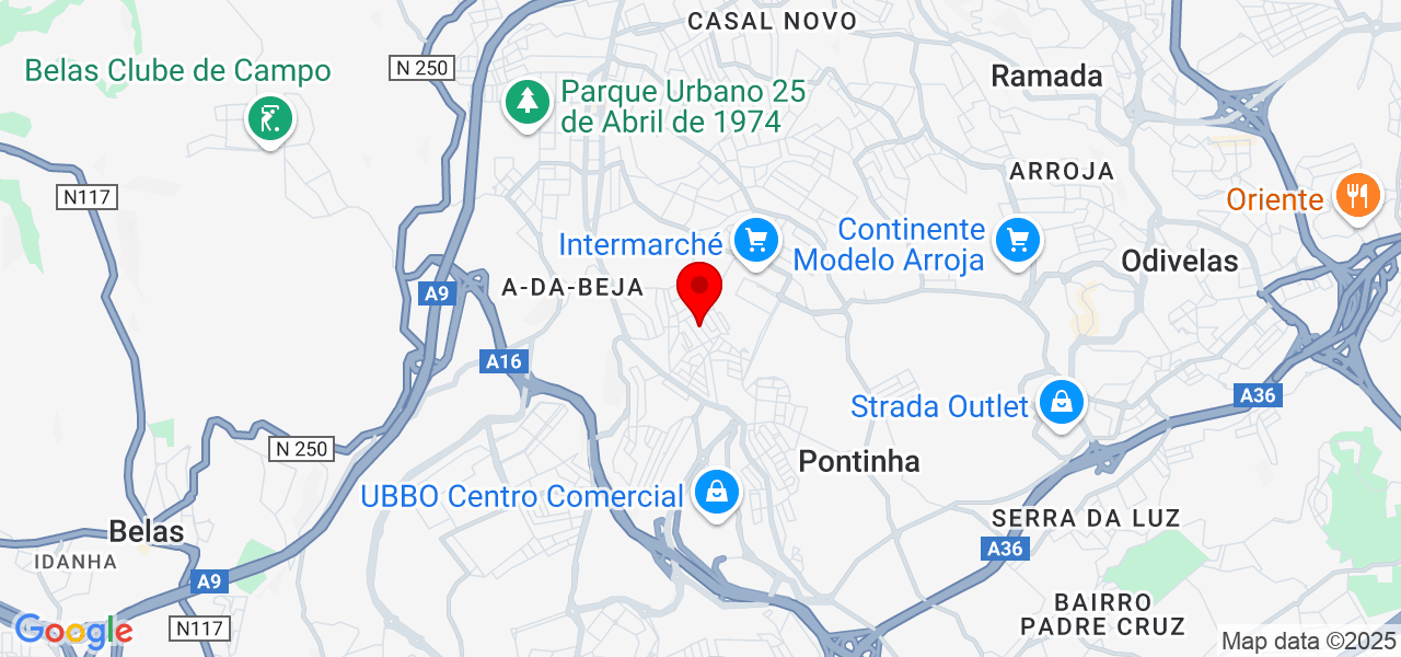 Alba - Lisboa - Odivelas - Map