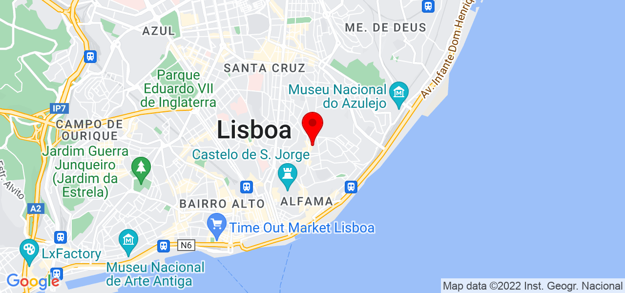 Y&ouml;cca Design - Lisboa - Lisboa - Mapa