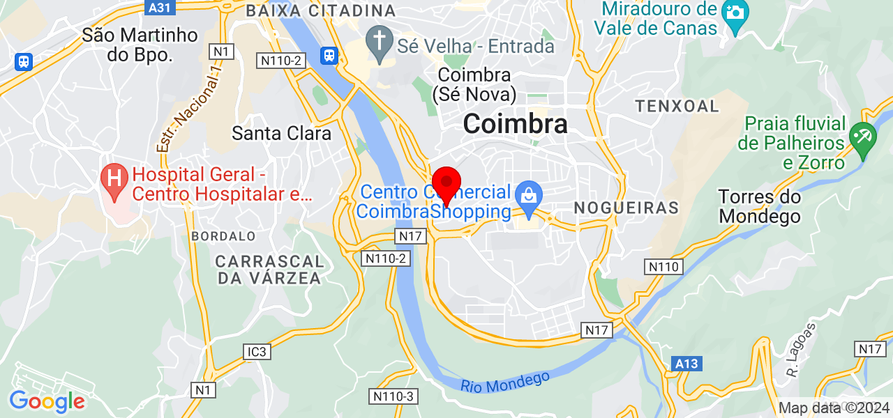 pausa da mente - Coimbra - Coimbra - Mapa