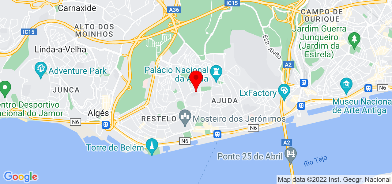 Cornuc&oacute;pia Beach Lounge - Lisboa - Lisboa - Mapa