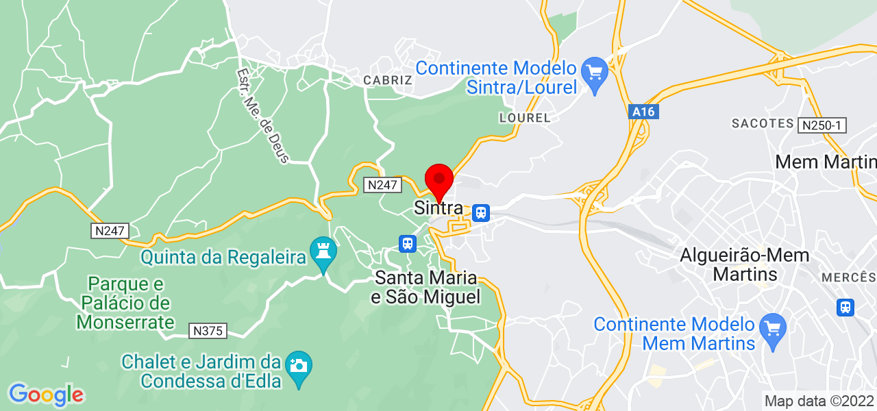 Luís Silva - Lisboa - Sintra - Mapa