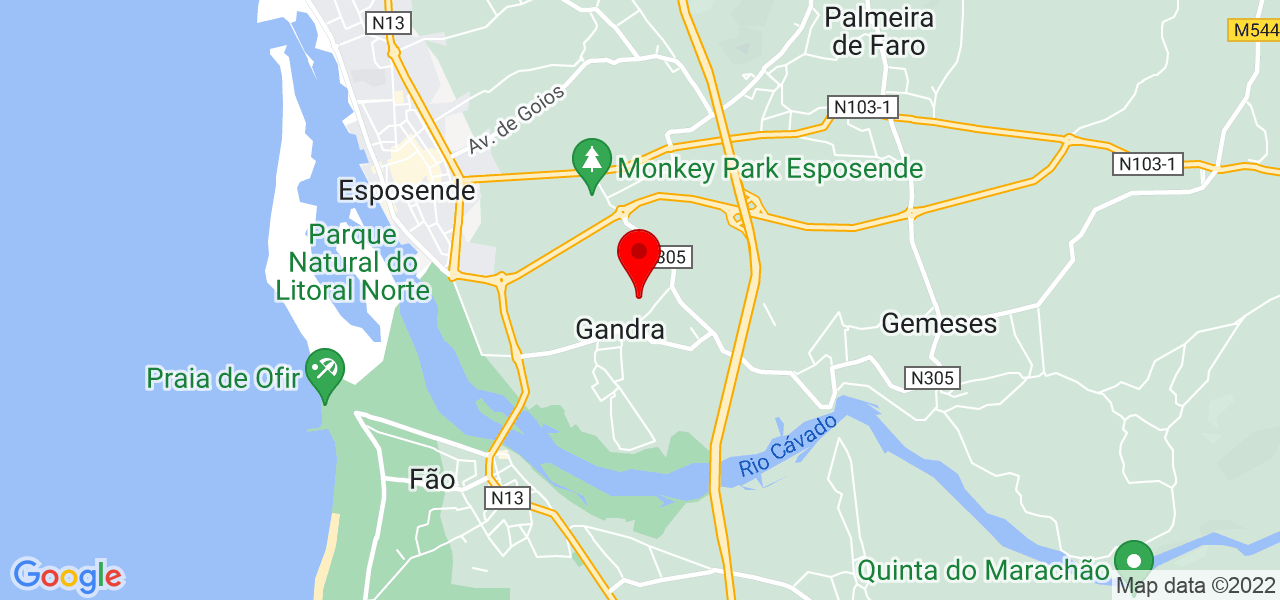 Sala Holistica - Braga - Esposende - Mapa
