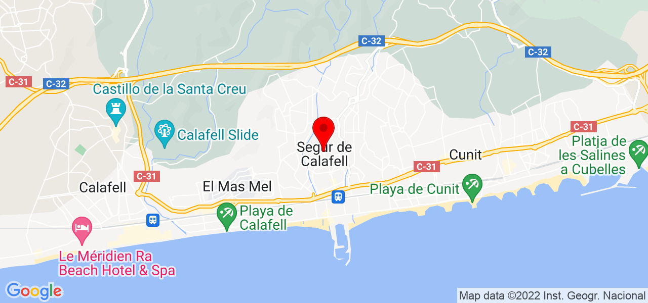 Daniel - Cataluña - Calafell - Mapa