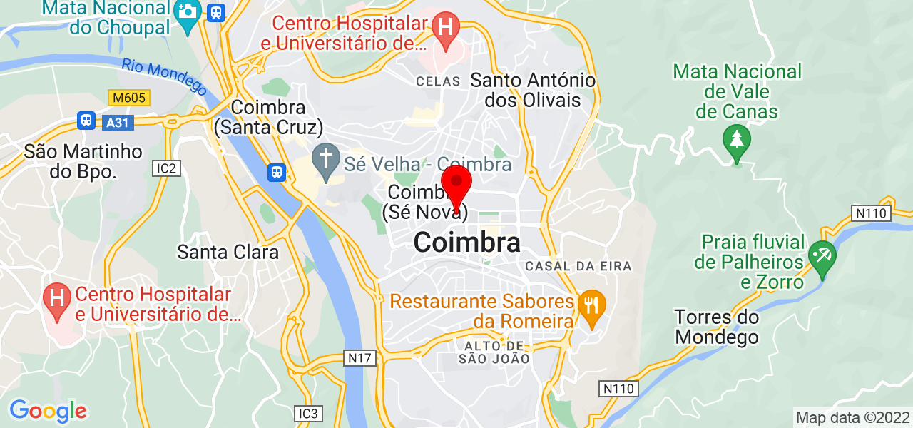 Amanda Souza - Coimbra - Coimbra - Mapa