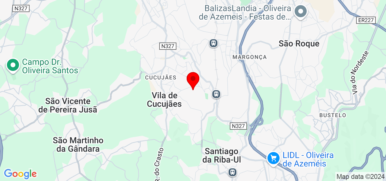 Bárbara Soares - Aveiro - Oliveira de Azeméis - Mapa