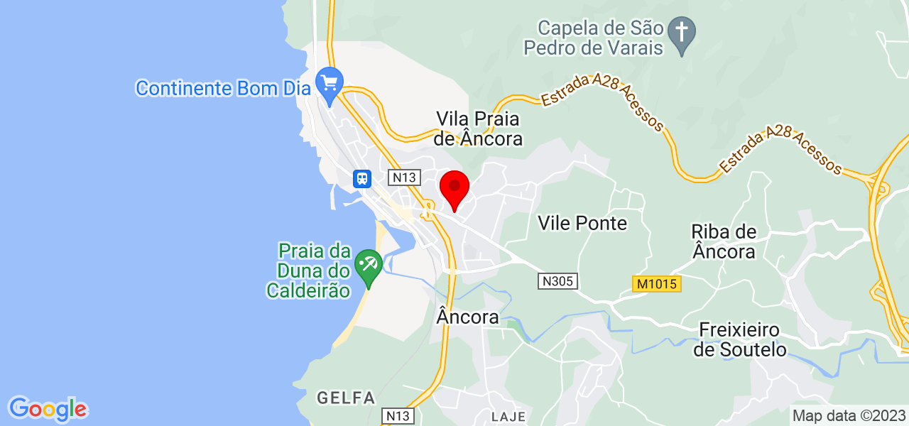 Sandta - Viana do Castelo - Caminha - Mapa