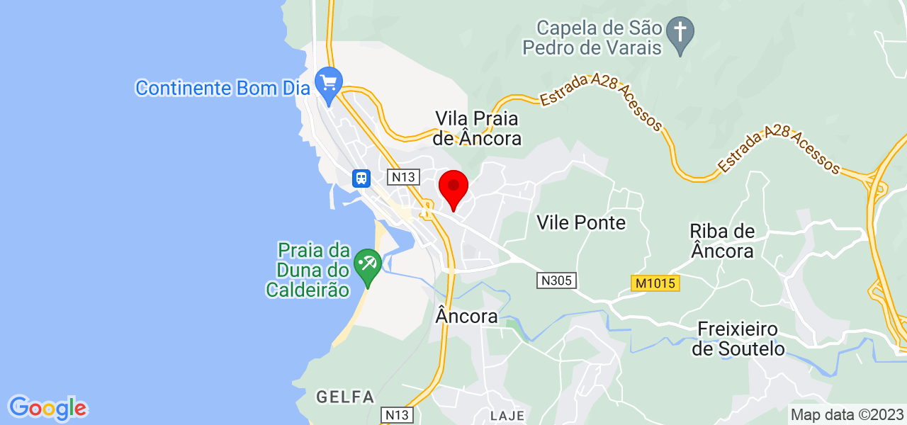 Sandta - Viana do Castelo - Caminha - Map