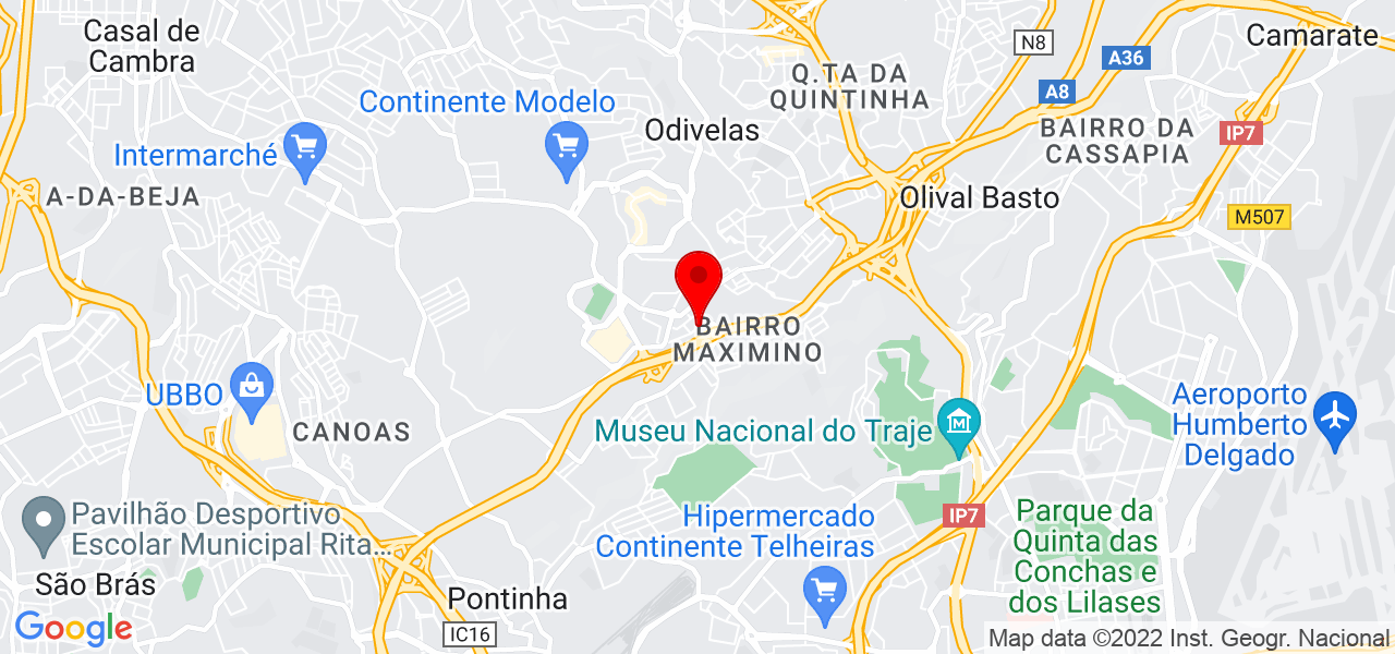 Cristina C - Lisboa - Odivelas - Mapa