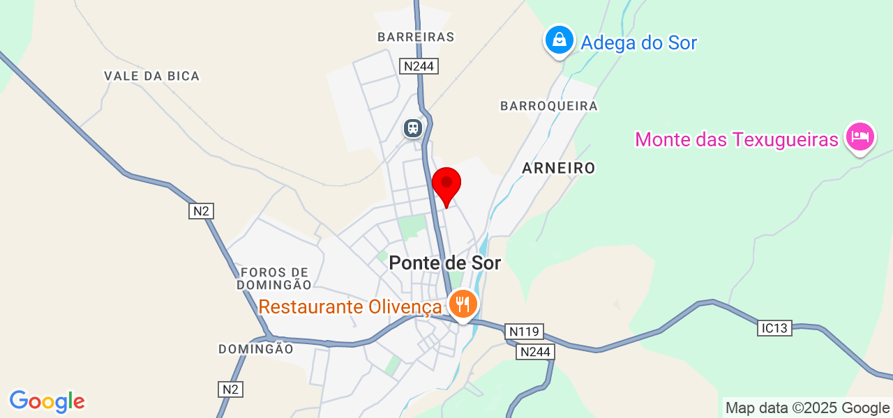Caetano - Portalegre - Ponte de Sor - Mapa