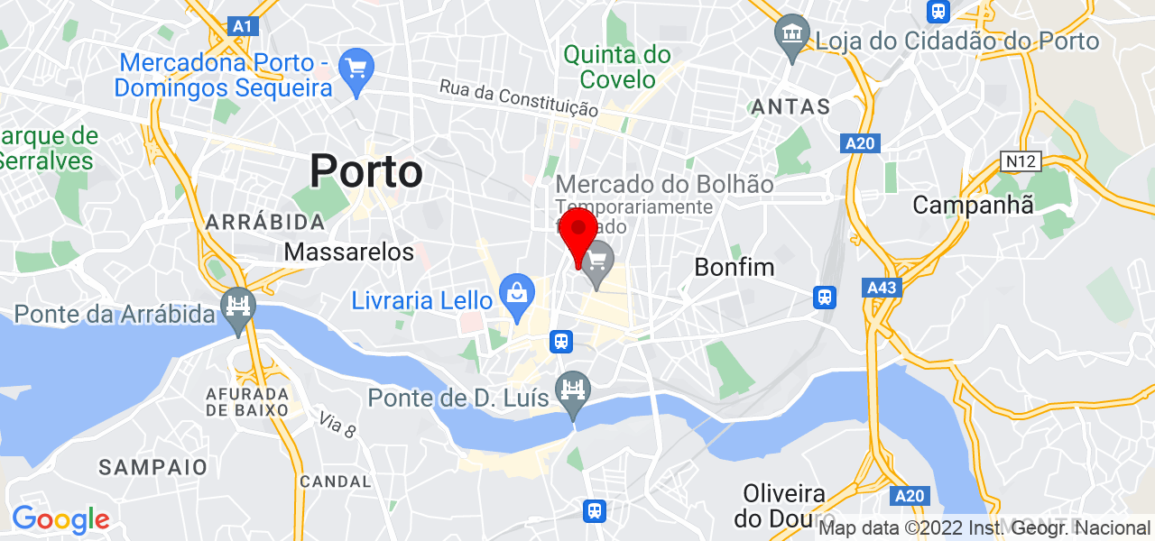 Alexandra Meireles - Porto - Porto - Mapa
