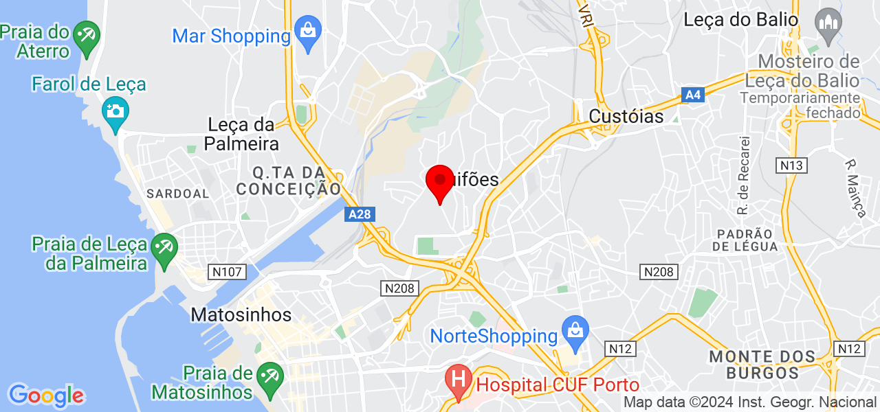 Serviços da Kátia - Porto - Matosinhos - Mapa