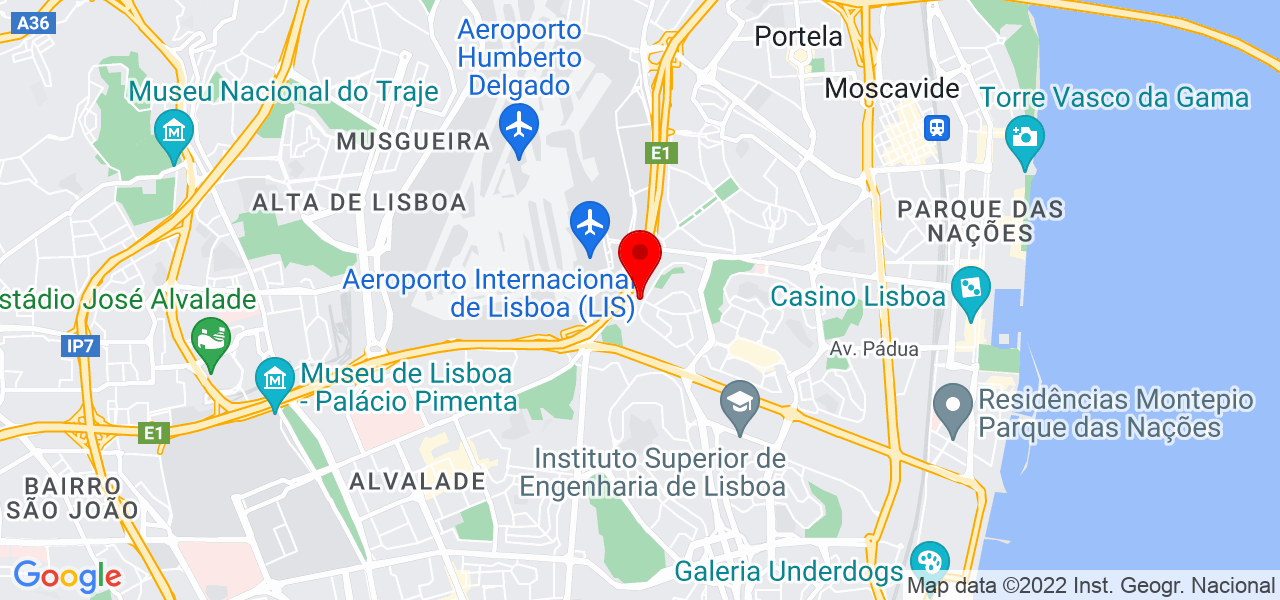 M&aacute;rcio Ricardo de Andrade carvalho - Lisboa - Lisboa - Mapa