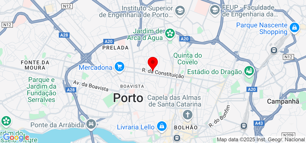 Naes Eletricista de Construção - Porto - Porto - Map