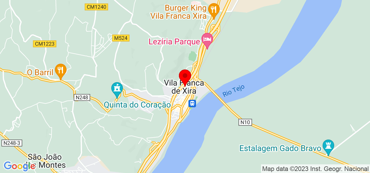 M&oacute;nica Sofia Silva Bugalho - Lisboa - Vila Franca de Xira - Mapa