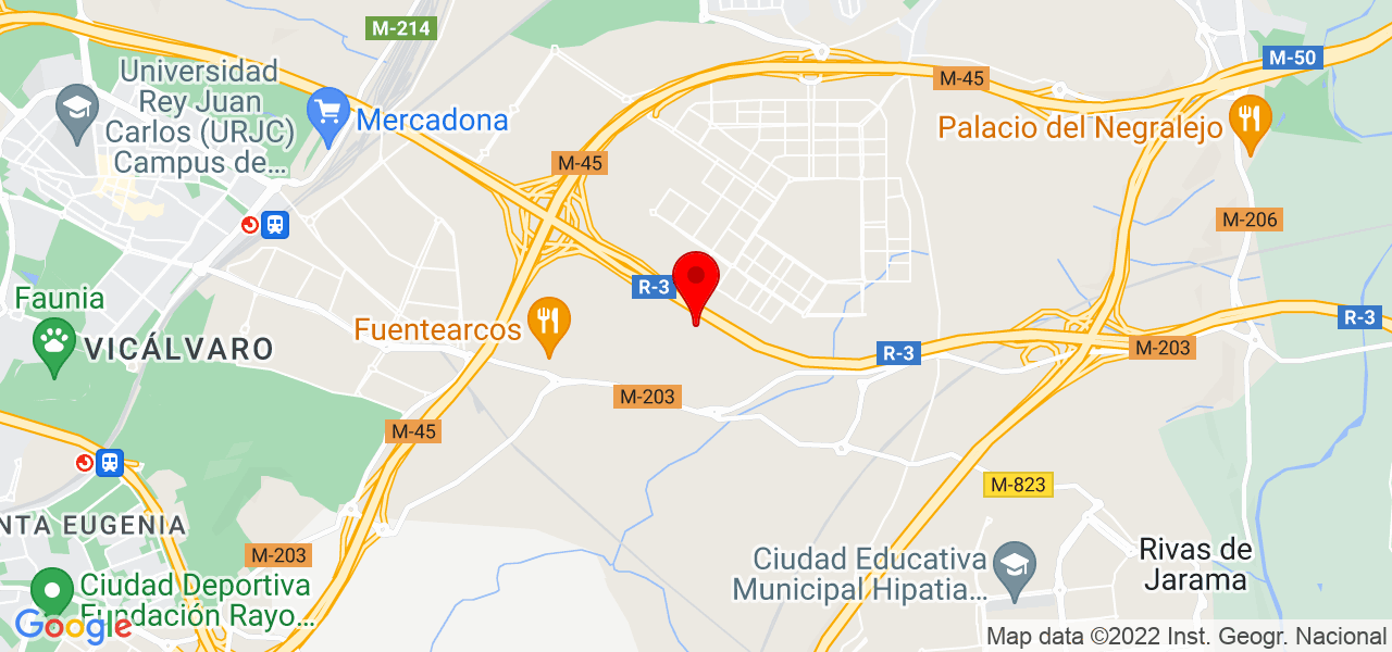 Joaqu&iacute;n Primerano - Comunidad de Madrid - Madrid - Mapa