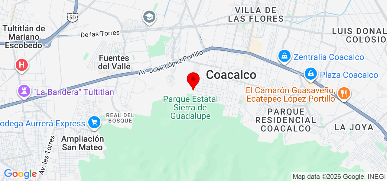 Javier Nava Solorio - México - Coacalco de Berriozábal - Mapa
