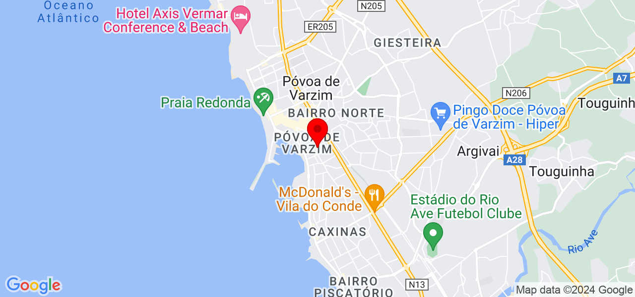 Lasilene Maia - Porto - Póvoa de Varzim - Map