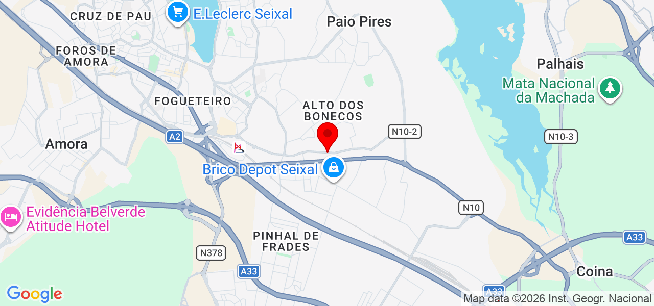 Motorista Freelancer | Transporte de Pessoas e Mercadorias - Setúbal - Seixal - Map
