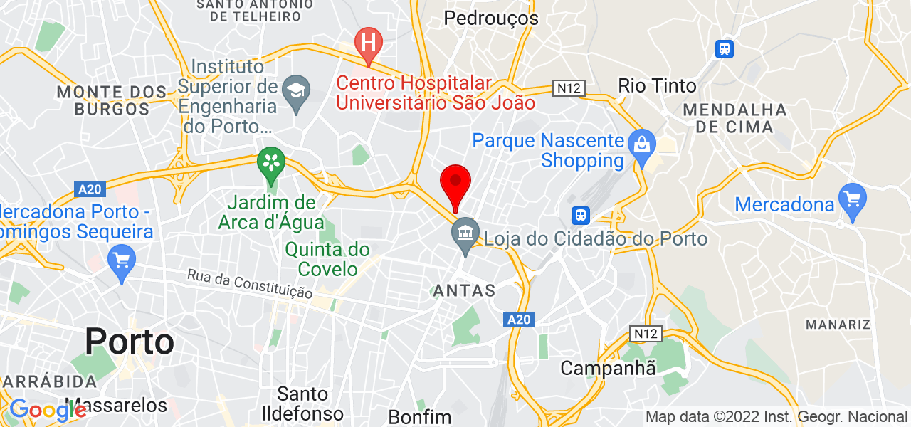 Kalina - Porto - Porto - Mapa