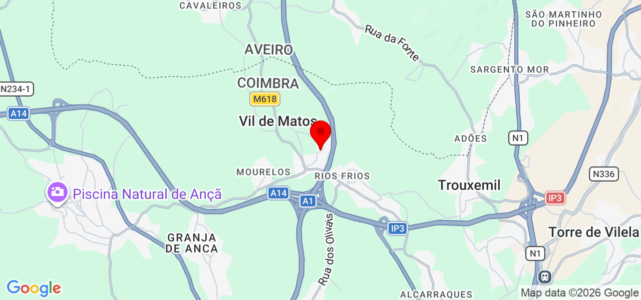 José Bernardo Matos - Coimbra - Coimbra - Map