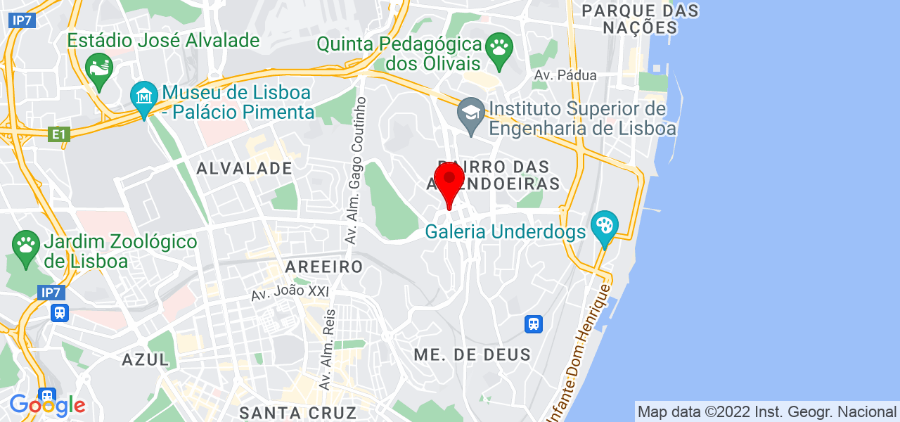 Xavier Neto - Lisboa - Lisboa - Mapa