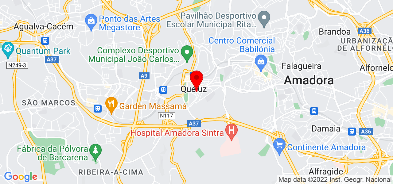 Paulo - Lisboa - Sintra - Mapa