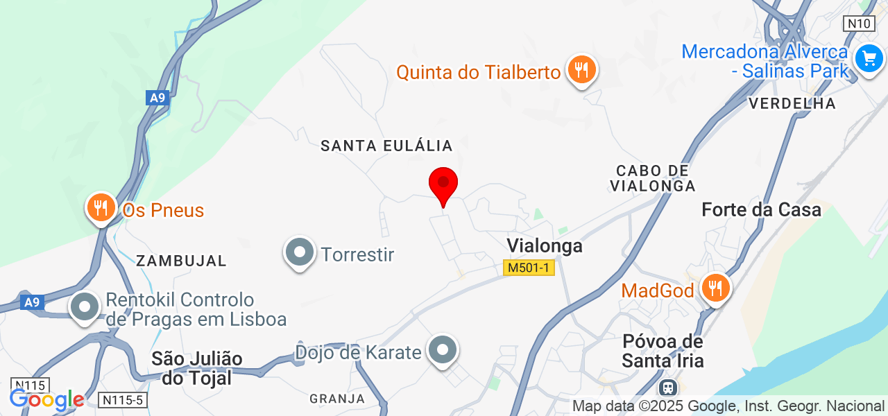 Walter Araújo - Lisboa - Vila Franca de Xira - Karte