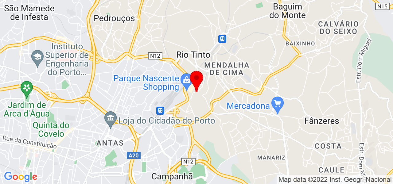 Baptista Pereira - Porto - Gondomar - Mapa