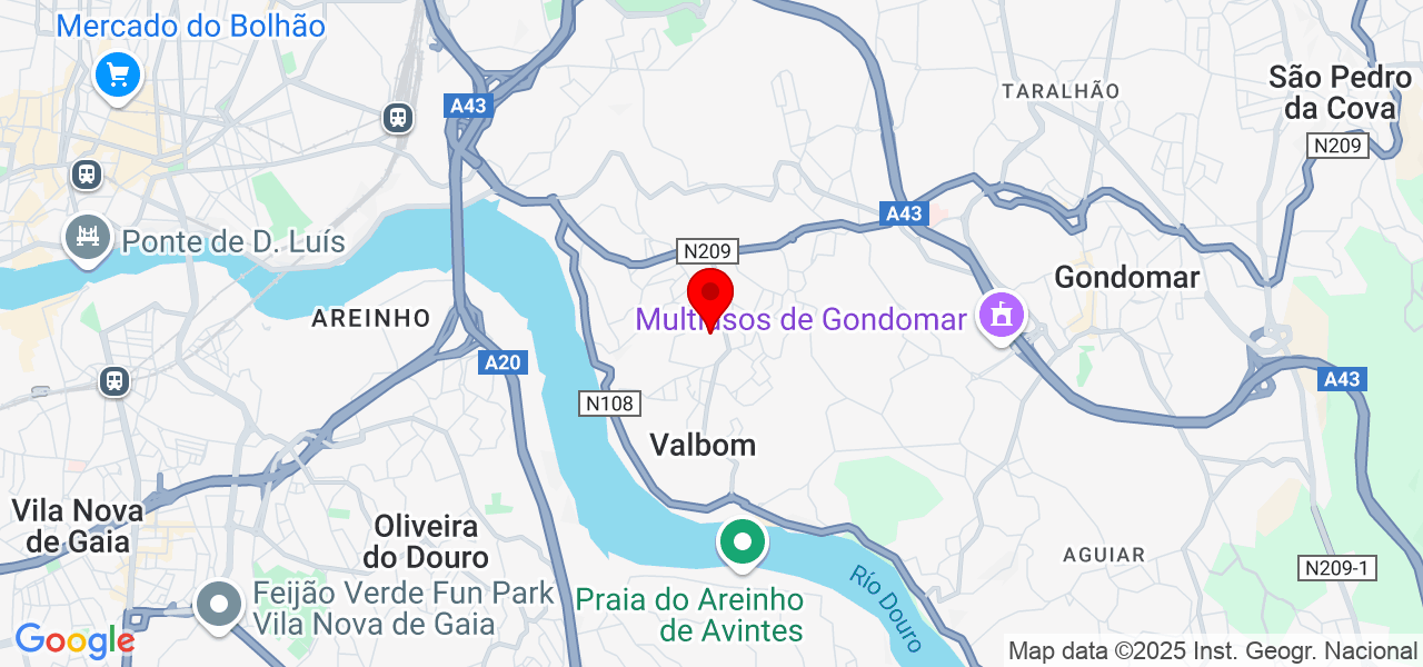 Alexandre Tavares - Porto - Gondomar - Mapa