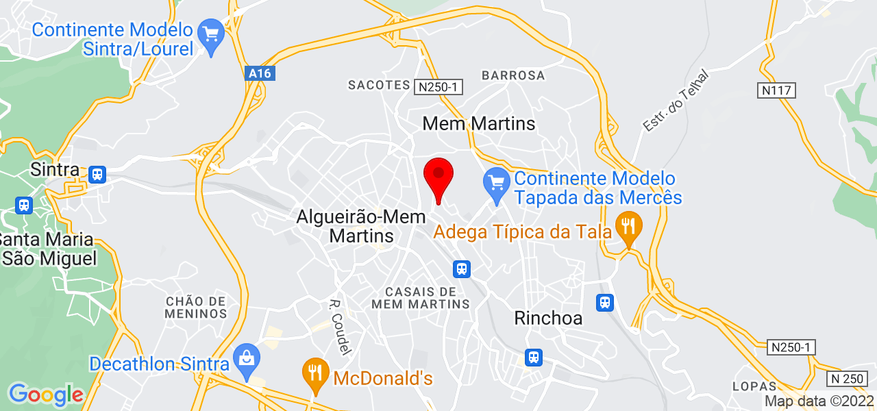 Marco Alpoim - Lisboa - Sintra - Mapa