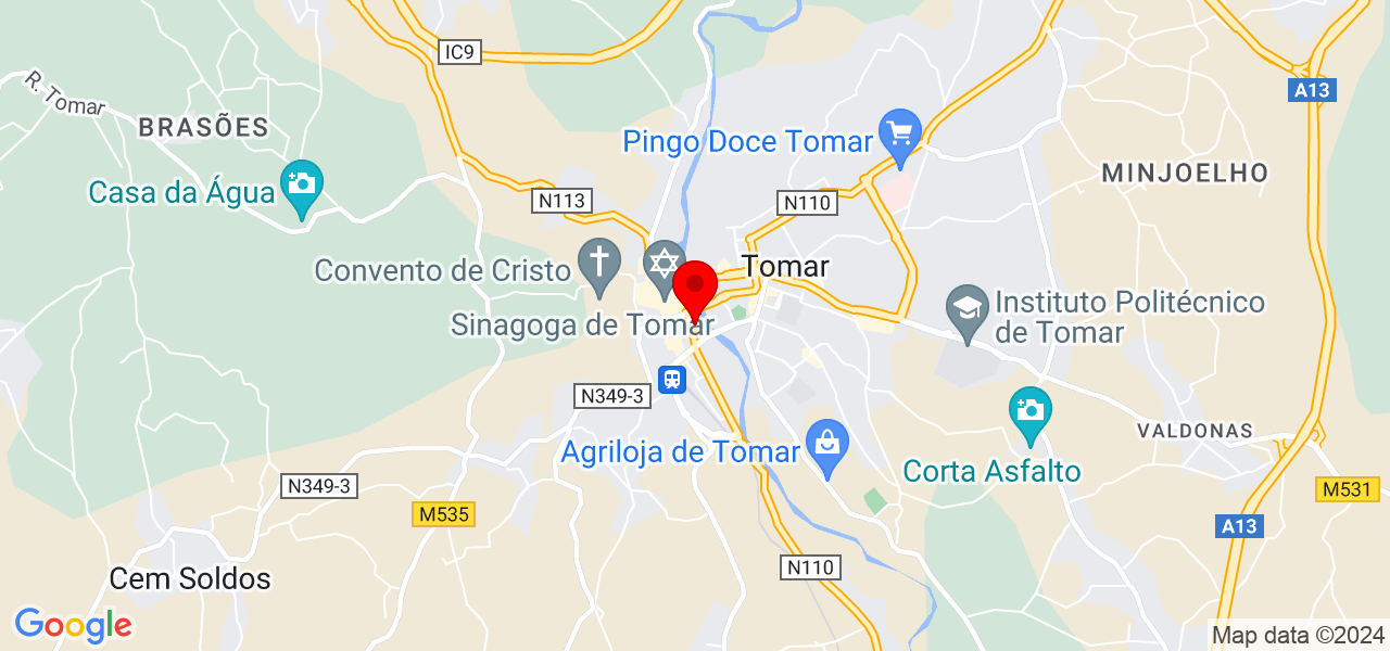 Limpeza de apartamentos - Santarém - Tomar - Mapa