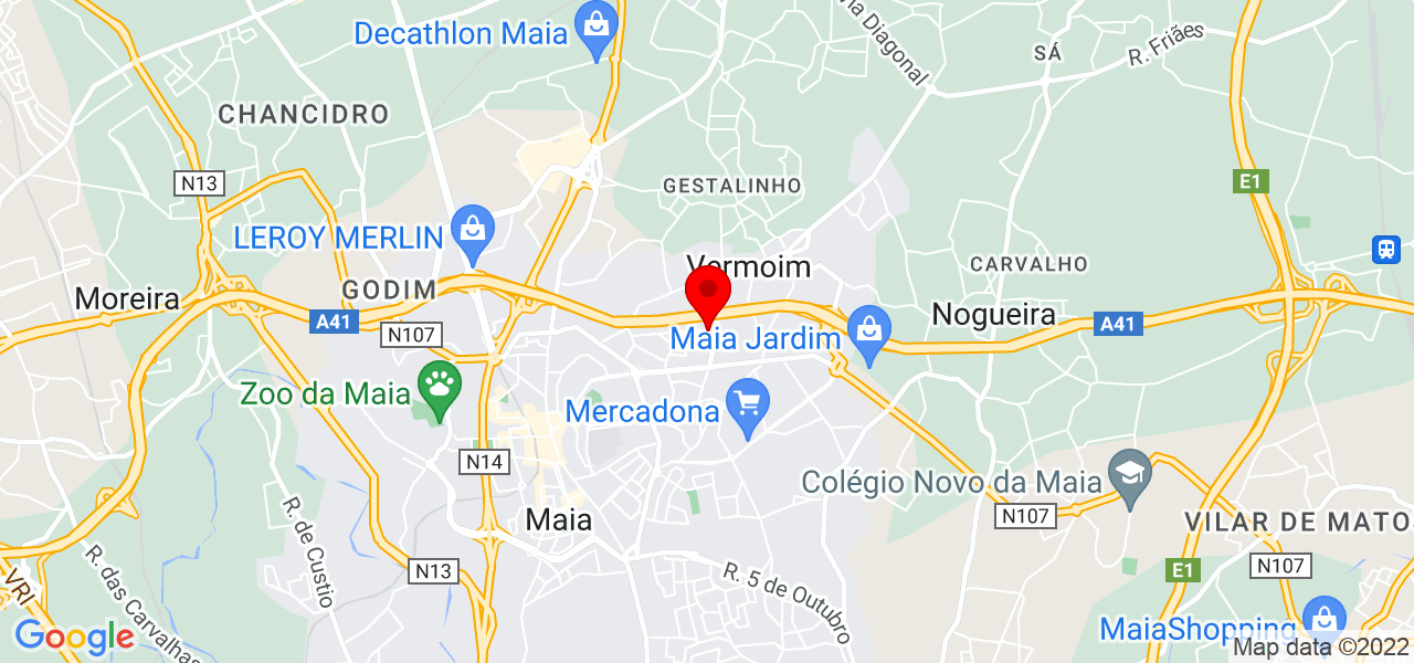 Carmen Santos - Porto - Maia - Mapa