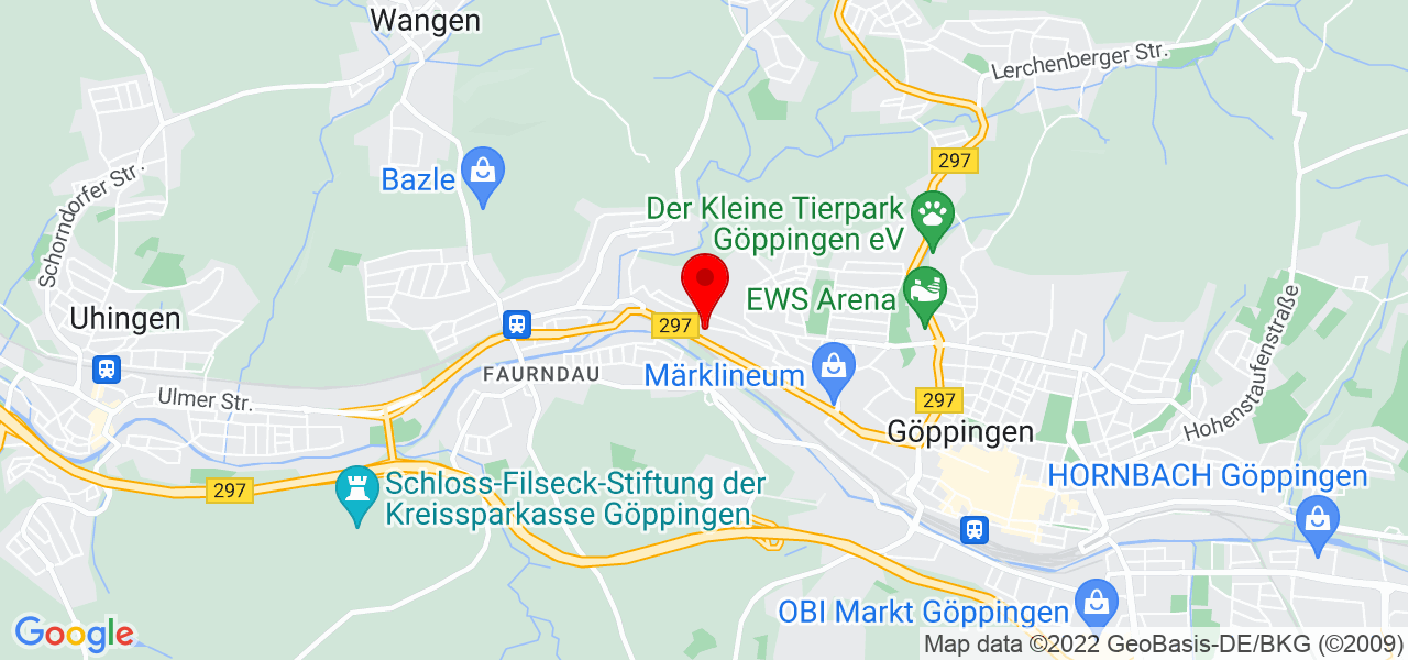 Ayka Umzüge & Dienstleistungen - Baden-Württemberg - Göppingen - Karte