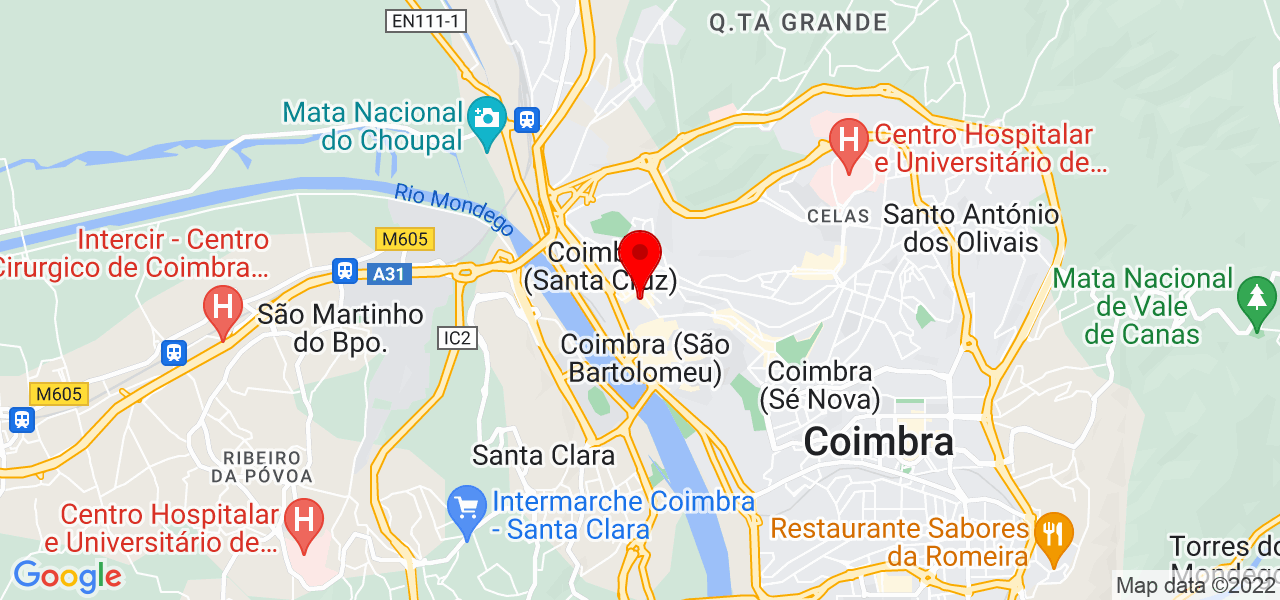 Micheli da Silva Sampaio - Coimbra - Coimbra - Mapa