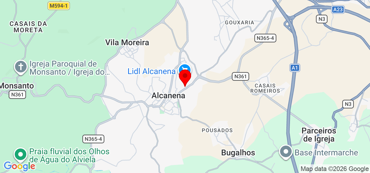 Edy - Santarém - Alcanena - Karte