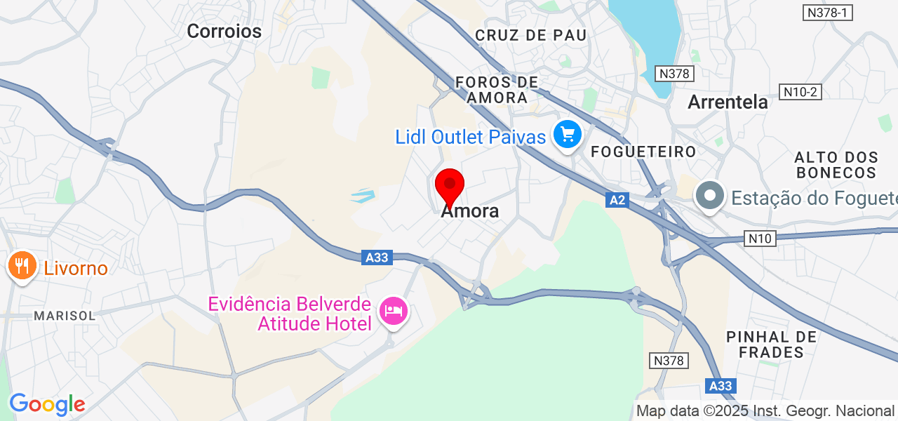 Página Radical, Lda - Setúbal - Seixal - Mapa