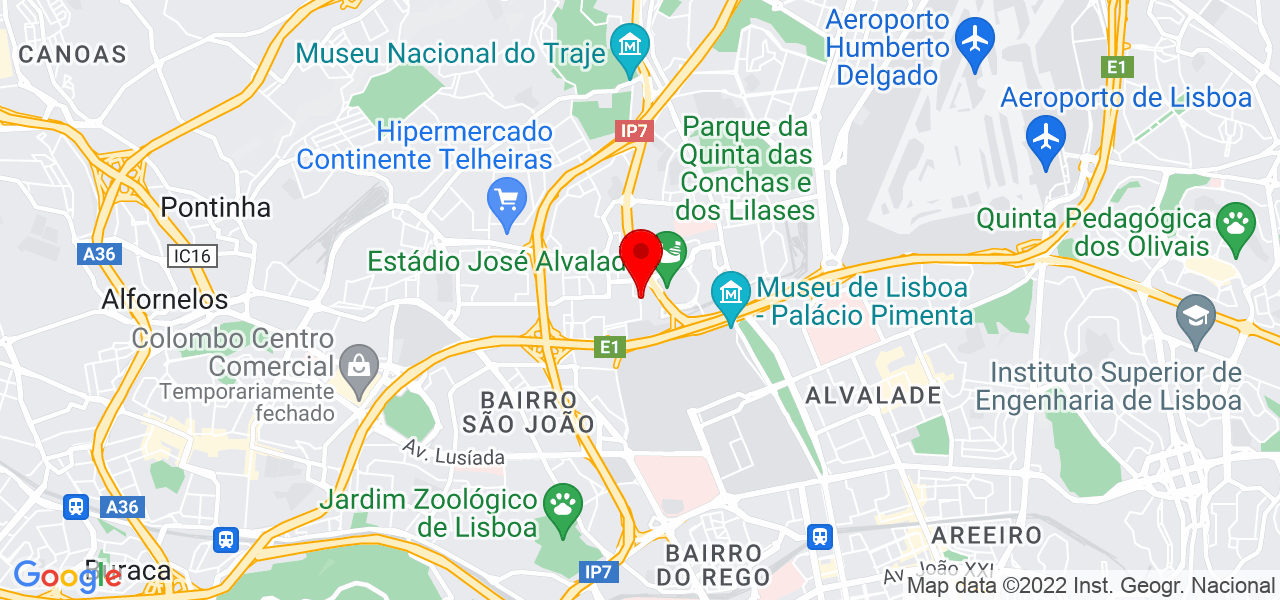 Filipe Guterres, solu&ccedil;&otilde;es integradas de arquitetura e constru&ccedil;&atilde;o. - Lisboa - Lisboa - Mapa