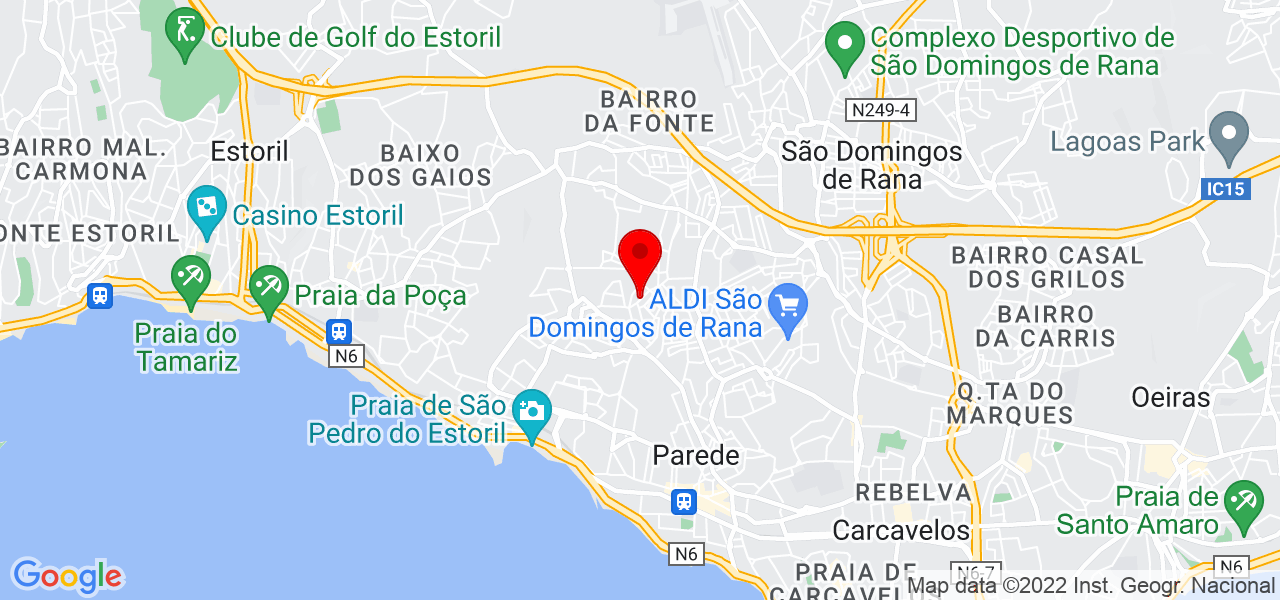 Sofia M&aacute;rtires - Lisboa - Cascais - Mapa