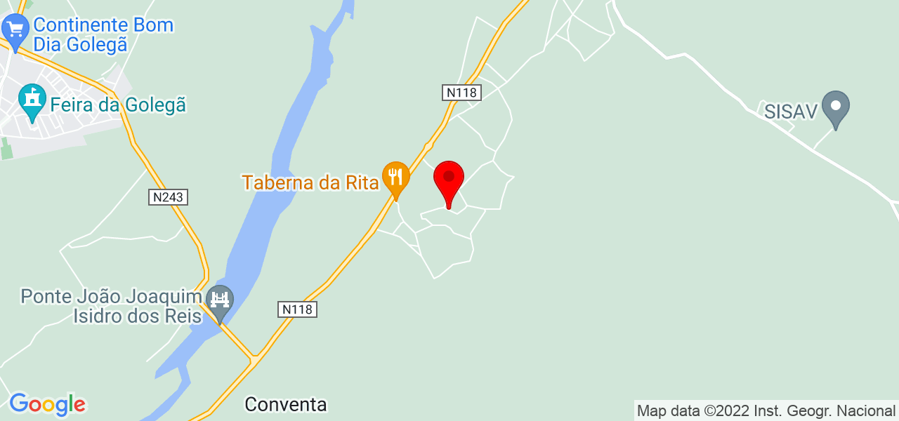 Miguel Neves - Santarém - Chamusca - Map