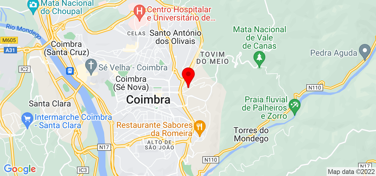 Mariana Gon&ccedil;alves - Coimbra - Coimbra - Mapa