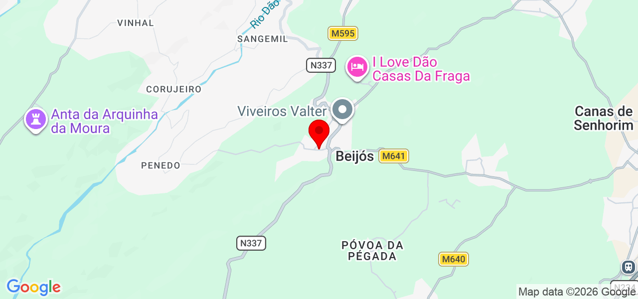Torres Remodelação - Viseu - Carregal do Sal - Mapa