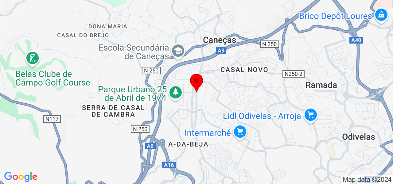Rodrigo Fernandes Bomfim - Lisboa - Sintra - Mapa