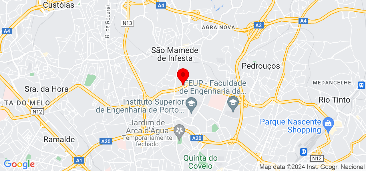 B&aacute;rbara Ferreira - Porto - Porto - Mapa