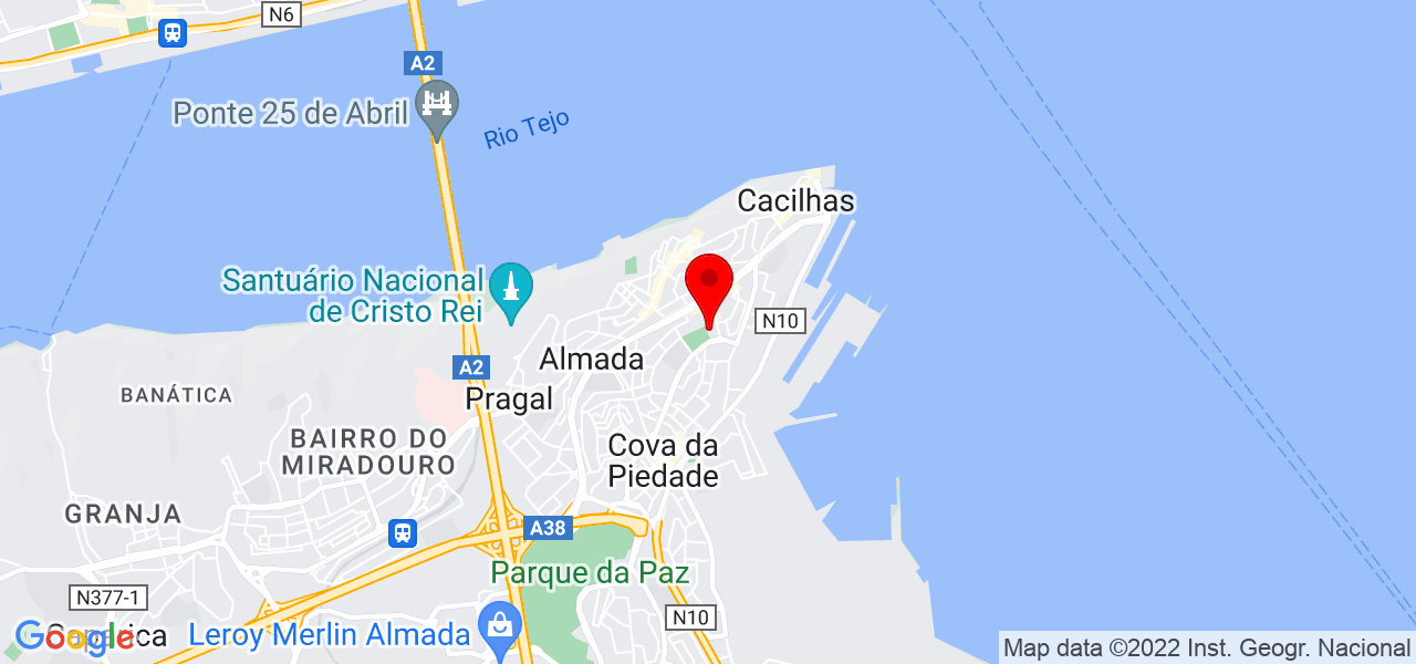 PEDRO LIMA - Setúbal - Almada - Mapa