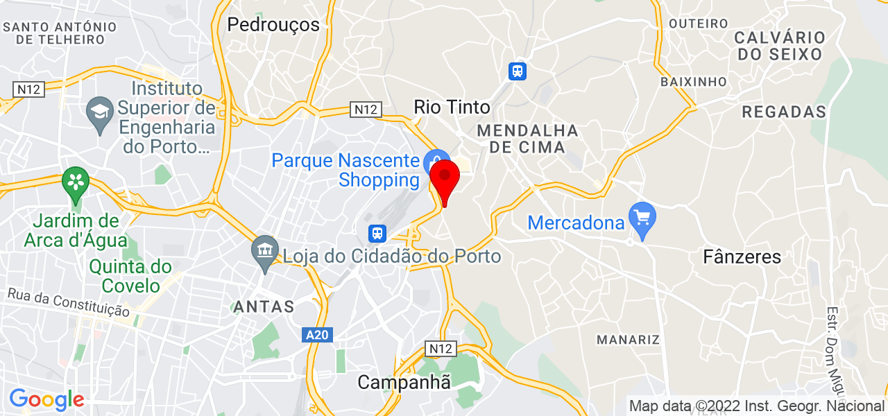 Paula Silva - Porto - Gondomar - Mapa